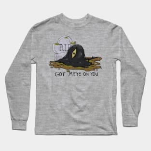 Tar Slime monster Long Sleeve T-Shirt